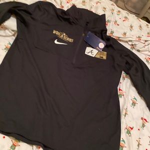 Atlanta Braves Nike World Series Champs Pullover size L